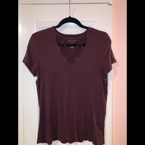 American Eagle Criss Cross Top